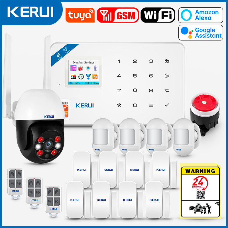 KERUI W181 Tuya スマート WIFI GSM  - Home Security Front Door Camera のレビューと価格