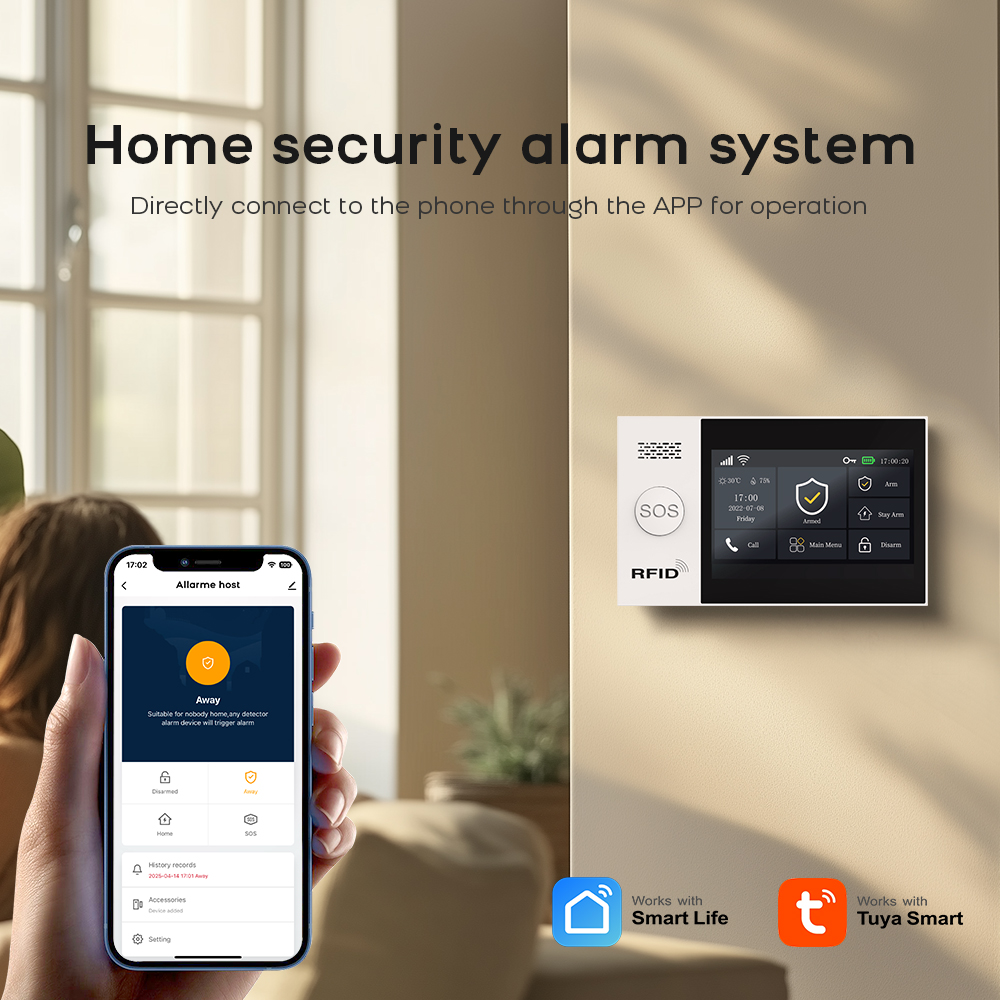 Tuya-ワイヤレス家庭用wifi/gsm,モーション検出器 - Sim Gsm Alarm のレビューと価格