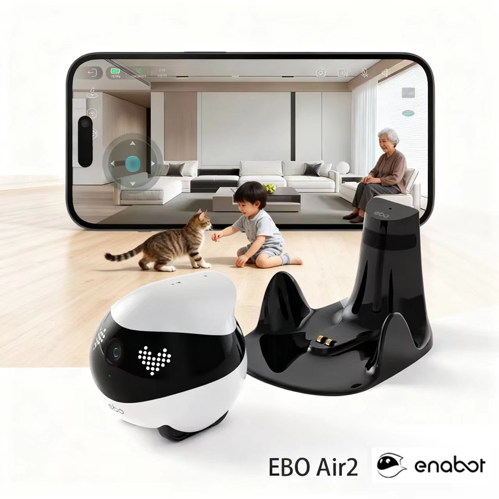 エナボット EBO AIR 2 コンパニオンロボット 2K  - Home Security Robot のレビューと価格
