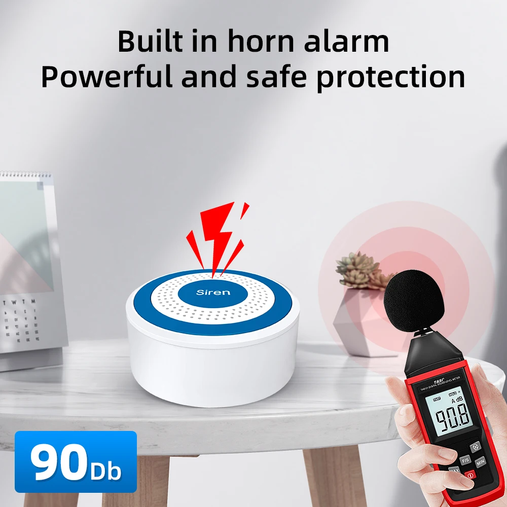 マルチミニワイヤレスアラーム,サウンドとライト,インドアのス - Sim Gsm Alarm のレビューと価格