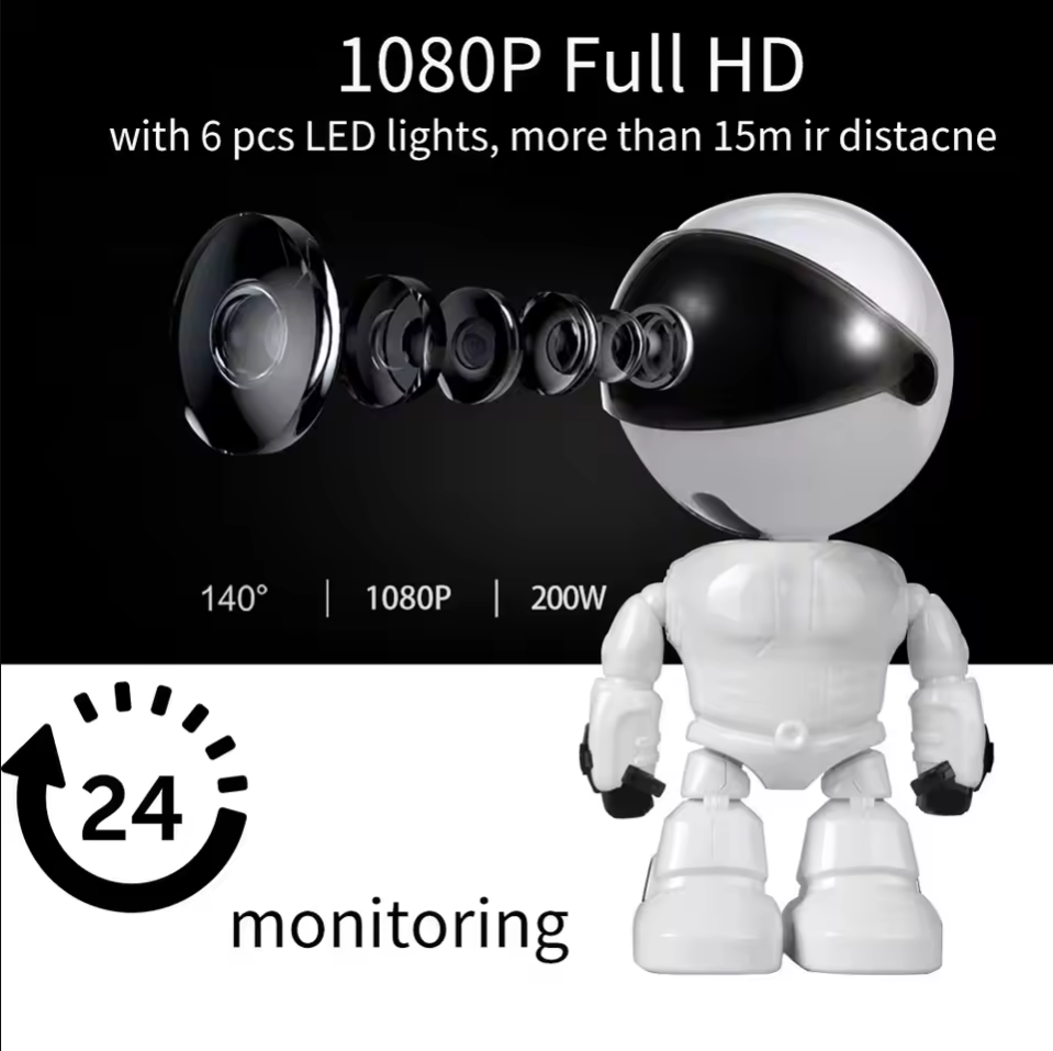 スマートロボット WiFi IPカメラ 1080P HD ベ - Home Security Robot のレビューと価格