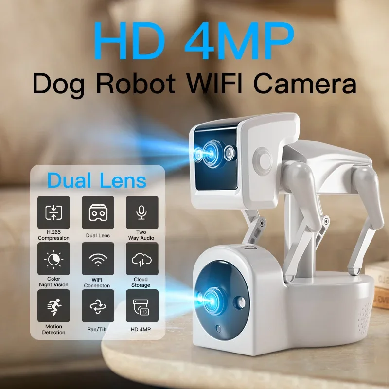 ワイヤレスホームセキュリティロボットカメラ,双方向オーディオ - Home Security Robot のレビューと価格